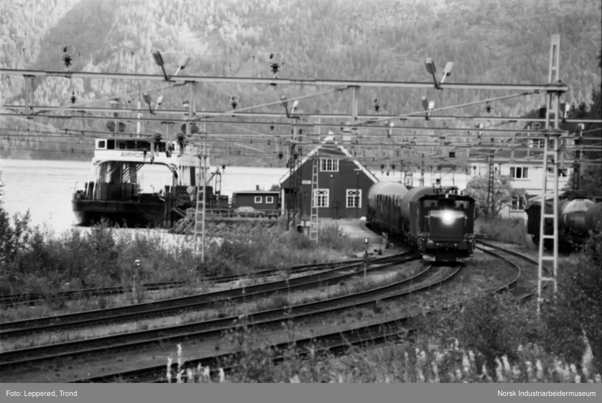 Mæl Stasjon med Ammonia og deler av Rjukanbanen.