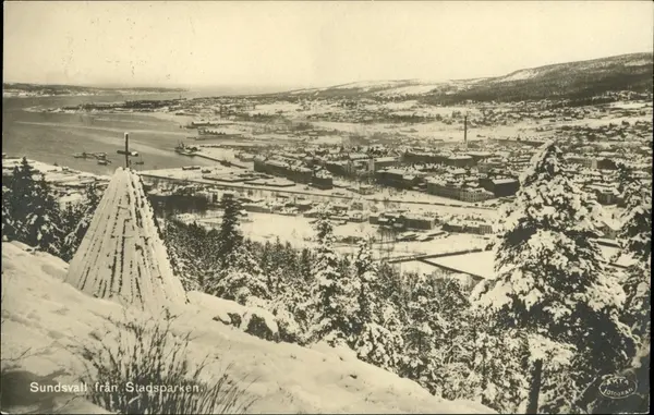 Carte Postale CPA SUNDSVALL Stadsparken - Suède - Vintage (419768)