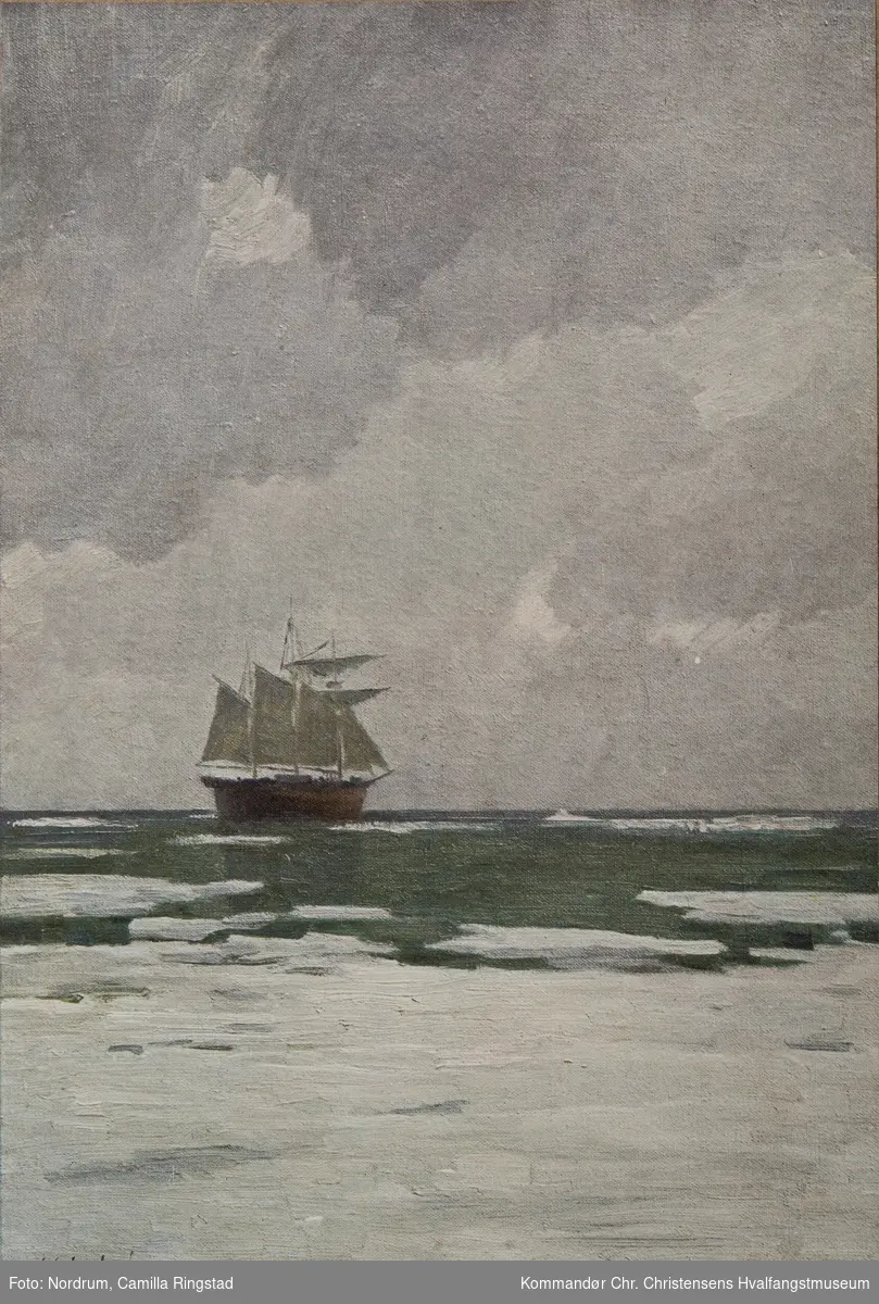  Roald Amundsens sydpolsekspedisjon. Fram i Rosshavet.
