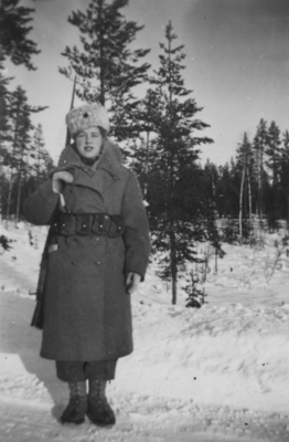 Minnen från luftbevakning i Tellejokk, Kåbdalis, Lappland 1942