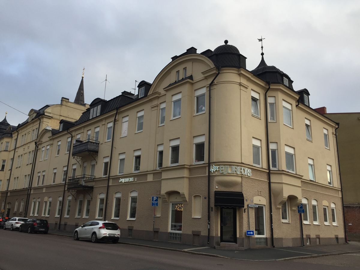 Exteriör, bostadshus på Humlan 3 i Jönköping.