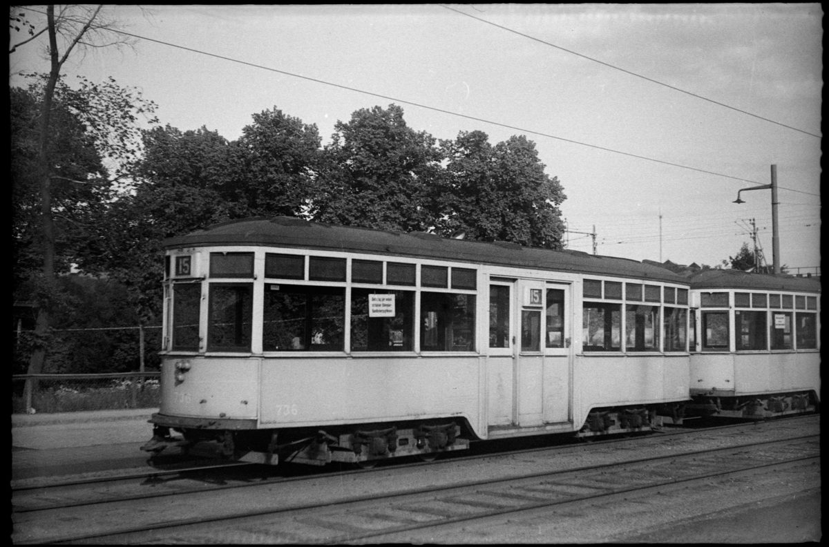 Aktiebolaget Stockholm Sparvagar Ss B17 736 Tva Rum Och Kok Vid