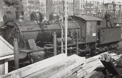 Damplokomotiv type 24c nr. 406 på Filipstad, Førerhuset er k