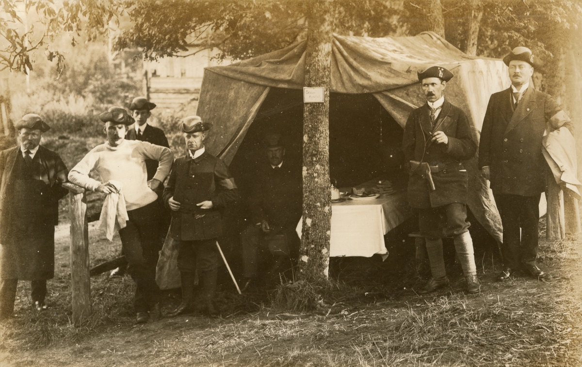 Landstormens mobilisering 1914, stabshotellet.