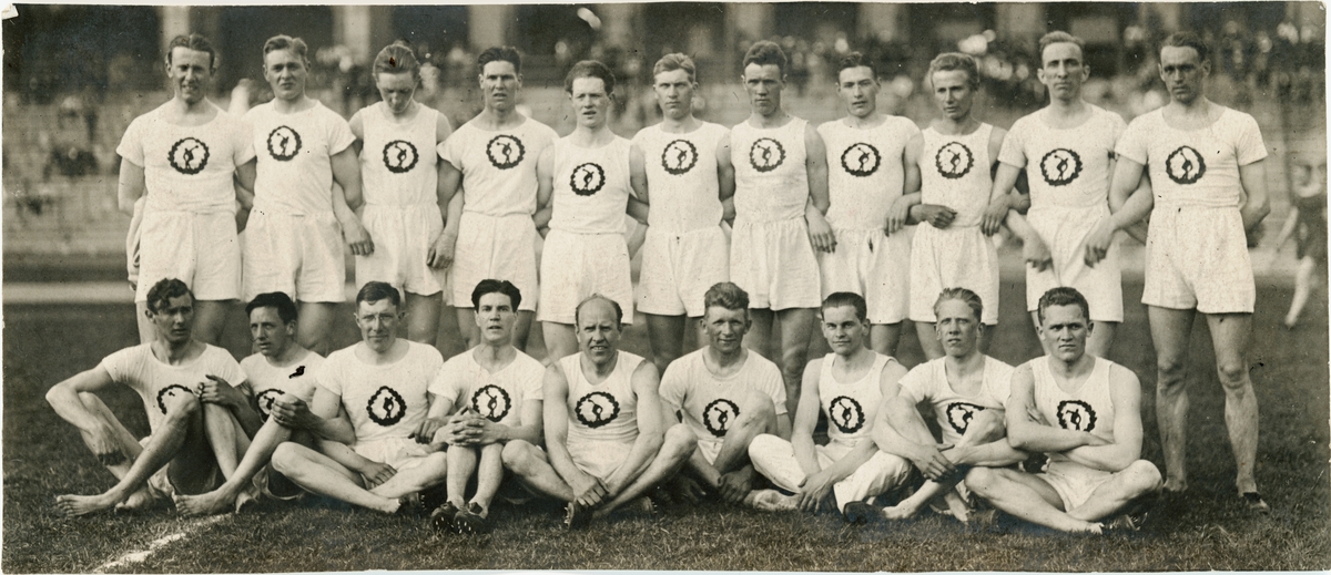 IF Thors vinnande lag i Tjugomannastafetten, Stockholms stadion 1923