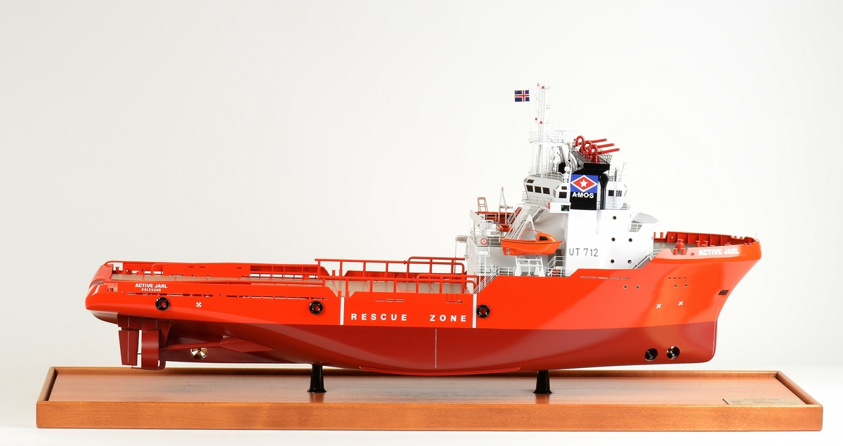 Skipsmodell av MV Active Jarl UT-712