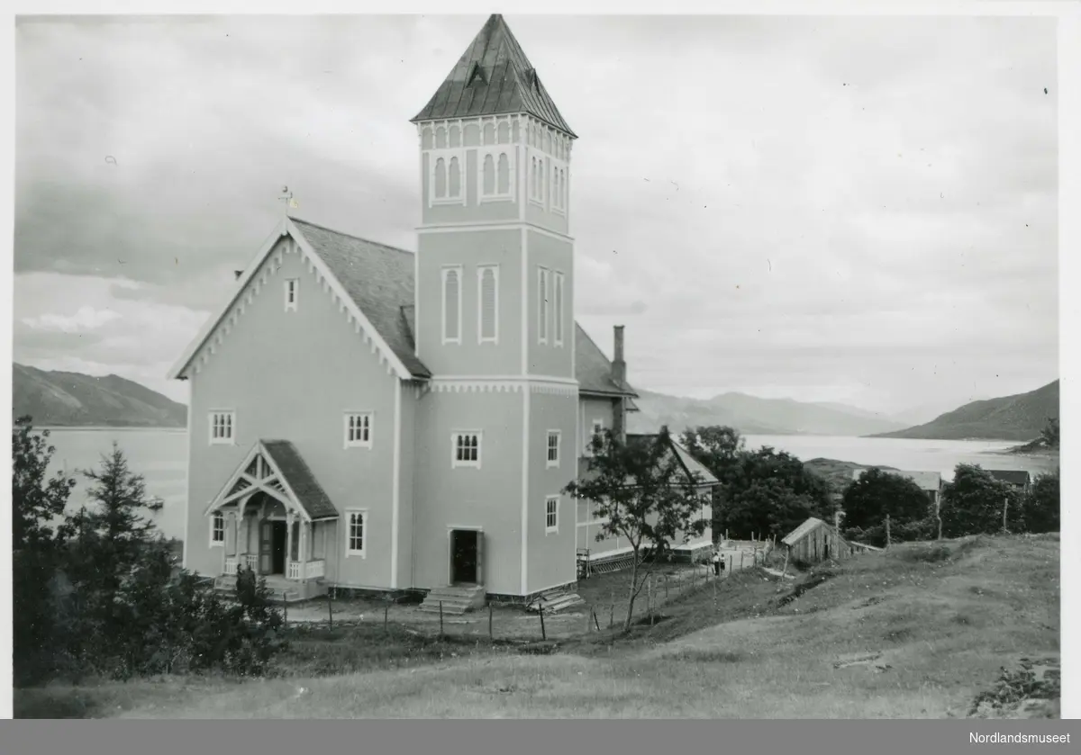 Leiranger kirke. Antagelig 1954.