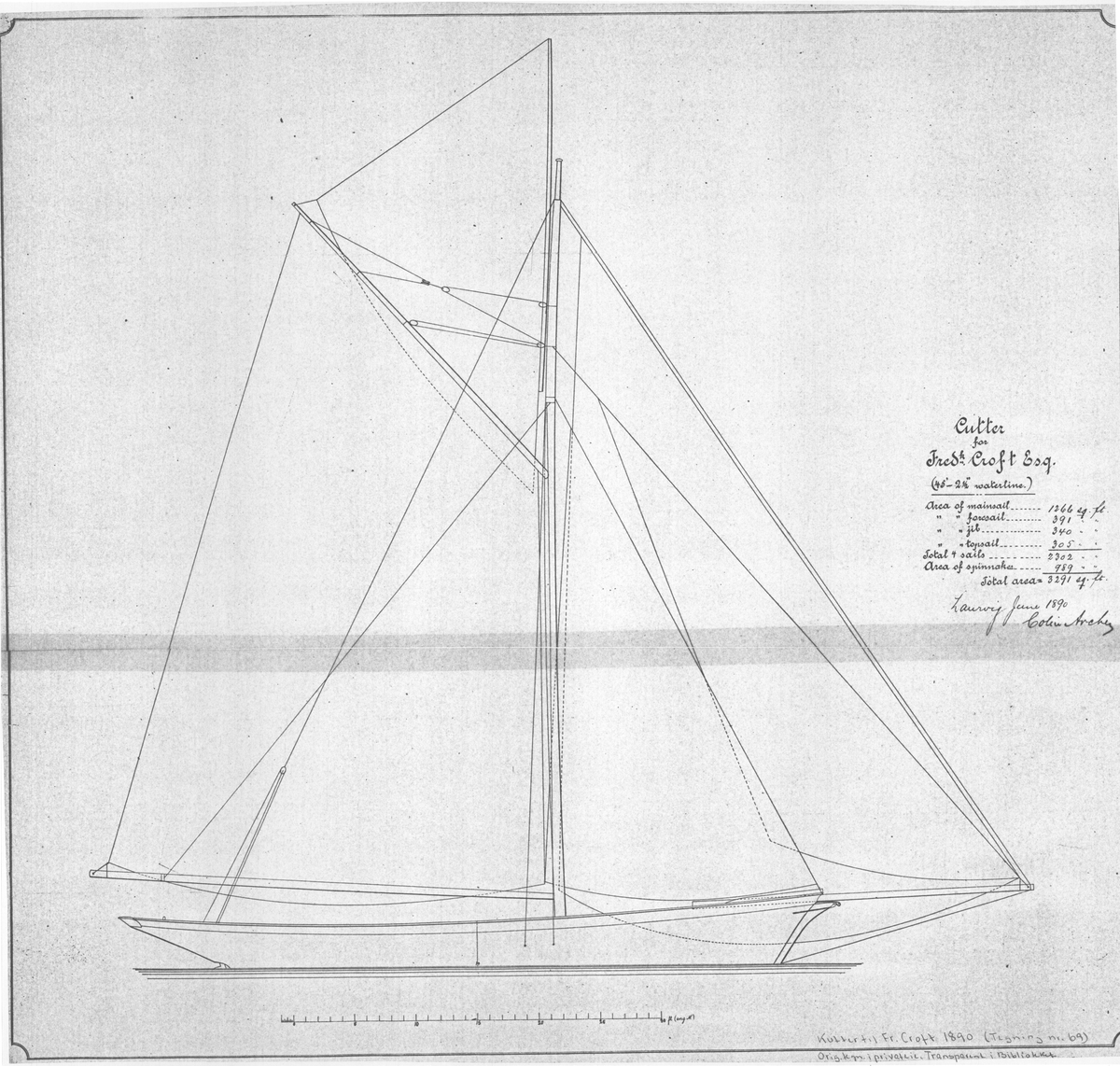 Konstruksjonstegning - Norsk Maritimt Museum / DigitaltMuseum