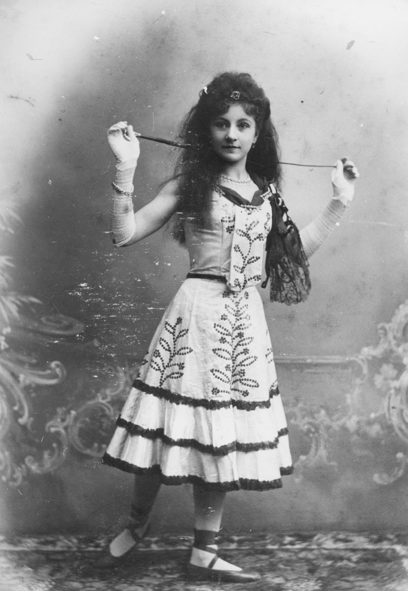 Cirkusartisten La Bella Ingeborg som barn.
