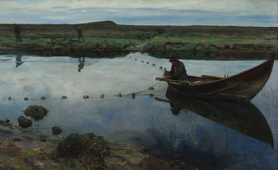 Eilif  Peterssen, "Laksefiskere", 1889
