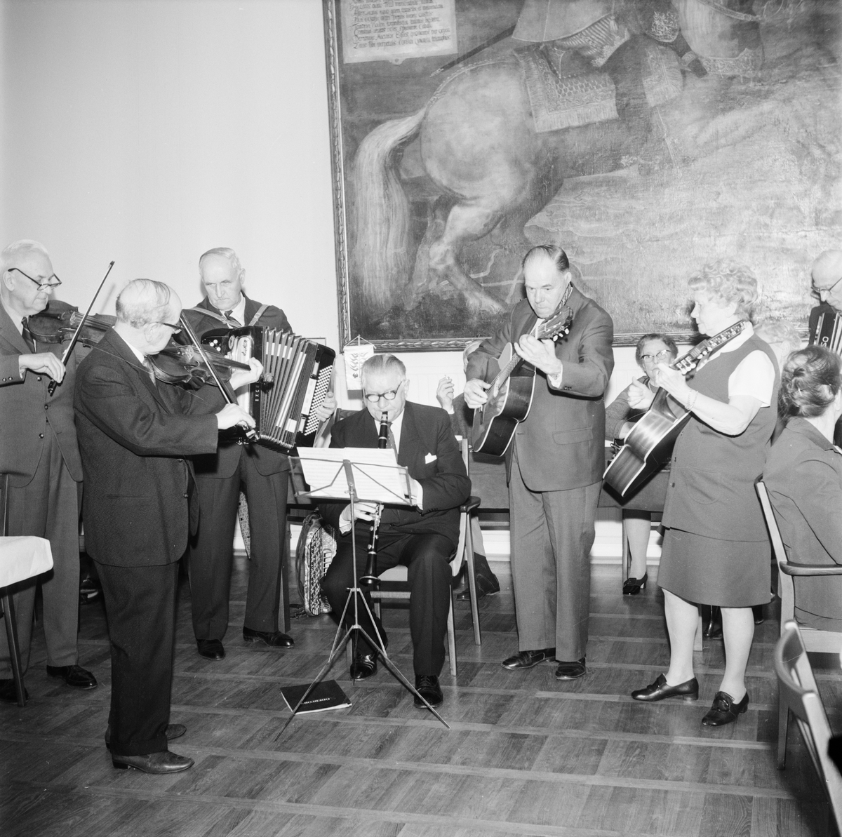Kyrkokonsert i Söderfors, Uppland 1972