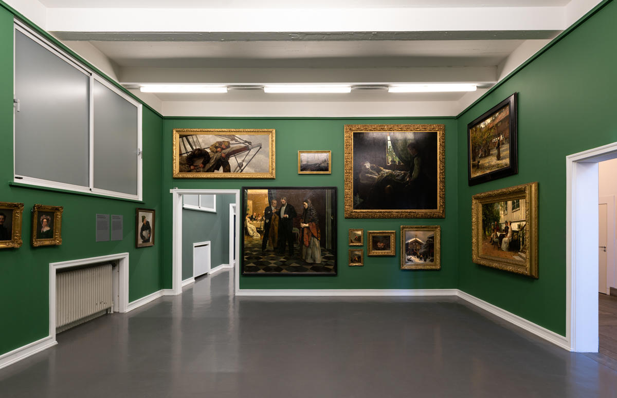 Sjangermaleri- og hverdagsskildringer - Trondheim kunstmuseum