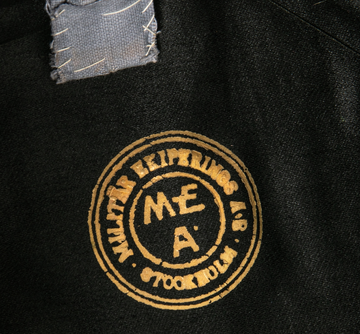 Uniform M/Ä -23. Intendentkåren. Sydd i augusti 1930 å I14:s  off- och uoffskrädderi av skräddarmästare Axel Willhelm Granath.