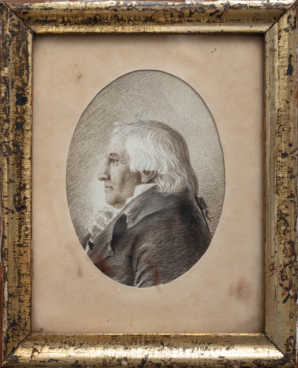 Brystbilde av Martin Looft (1750-1816), venstreprofil.