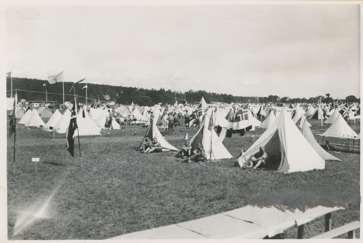 Speiderleir på Tronvik i1936.