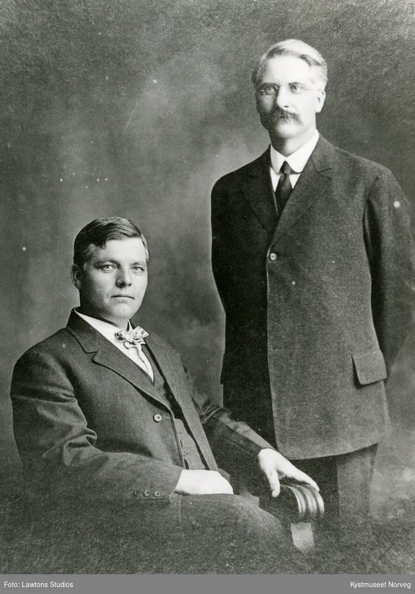 Fra venstre: Wilhelm Pettersen Hagen og August Pettersen Hagen