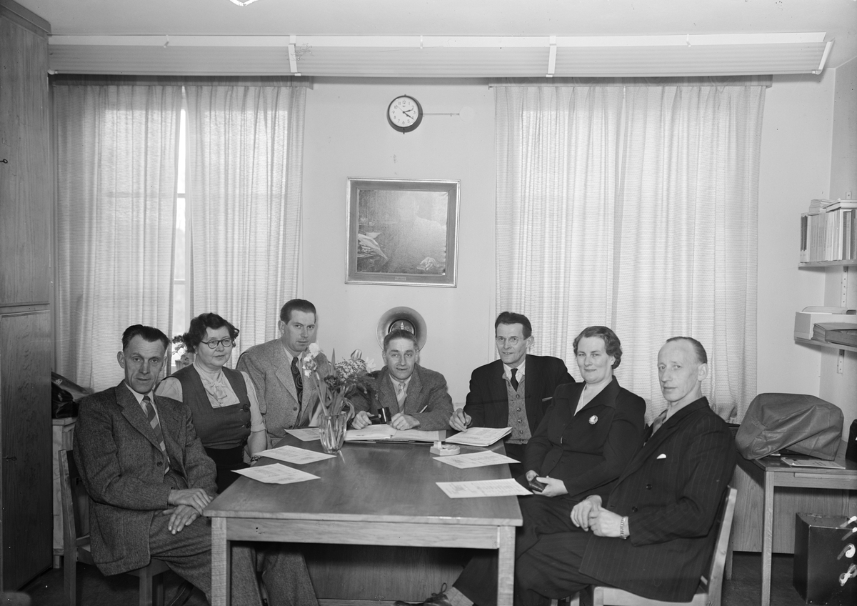 Fastighetsskötare har möte, Uppsala 1951
