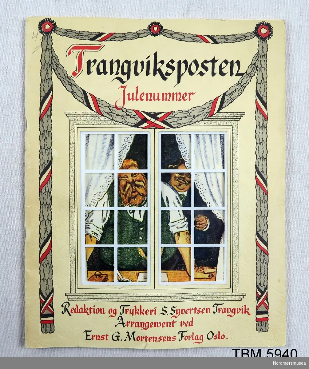 Juleheftet er satt sammen av tegninger og tekster fra to tidligere utgaver.
Trangvikposten kom ut 1914 til 1927.