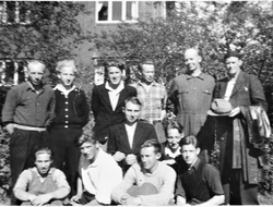 Elever ved yrkesskolen for fiskere i 1946, Kyrksæterøra.