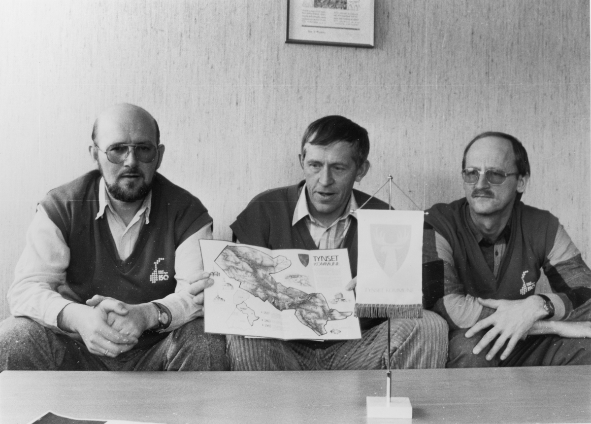 Tre menn - Arne Indseth, Per N. Hagen, Jon Ole Hokstad