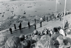 Offisiell åpning 04. september 1976 av Herøybrua på riksveg 