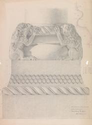 Søylebase fra Landgreveværelset på Wartburg [Oppmåling]