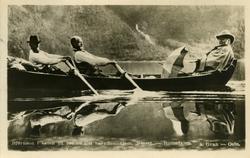 Postkort, Bjørnson i båten,