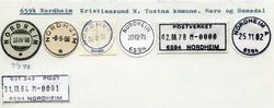 Stempelkatalog 6594 Nordheim, Kristiansund, Tustna kommune, 