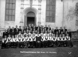 Sør-Fron kirke. Konfirmanter.