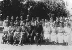 7. klasse fra Kontra folkeskole 1950