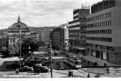 Oslo. Stortingsgaten fra Abelhaugen.