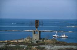 Radaren på Kjekså i Bud..Denne Tyske sjøvarslingsradaren ska