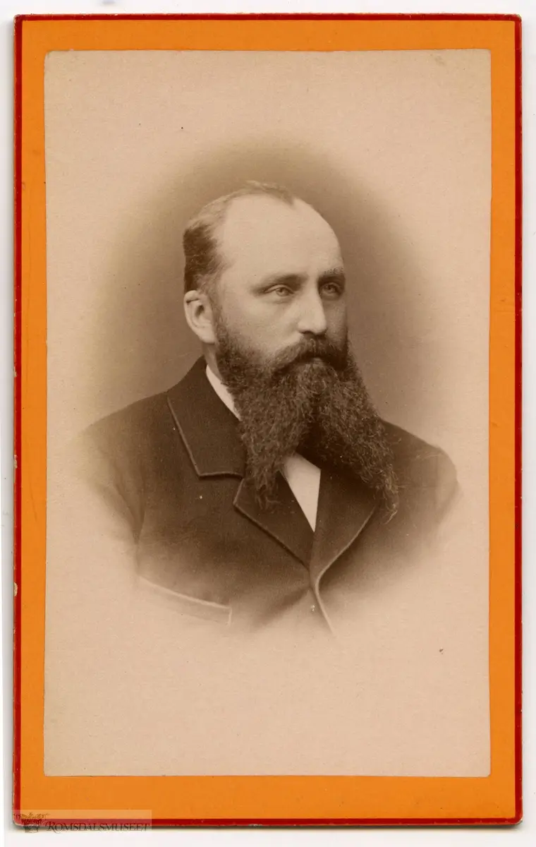 Apoteker Henrik Mathias Allum Pettersen gjennomgikk to latinklasser ved Molde lærd- og realskole og var så disippe1 ved farens apotek til han avla medhjelperprøven i 1870. Han tok farmasøyteksamen i 1874 og arbeidet så hos faren inntil han ved dennes død overtok apoteket som eneste arving. - Han var medlem av Molde formannskap, var overformynder, kirkeverge, direktør i Molde Sparebank, formann i Selskabet for Molde Bys Vel,.(f0ae, 3 bilder i samme lomme i album)