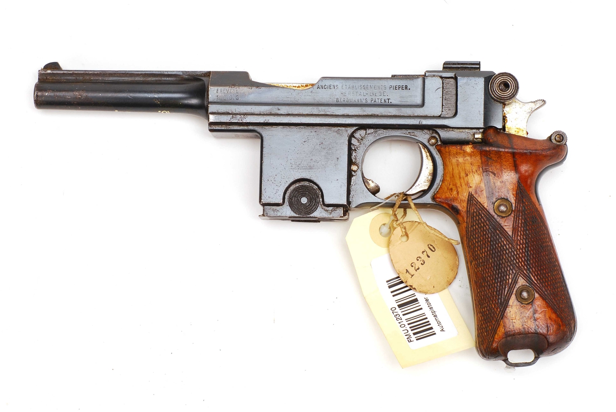 Pistol 9mm largo Bergman Bayard M1910
