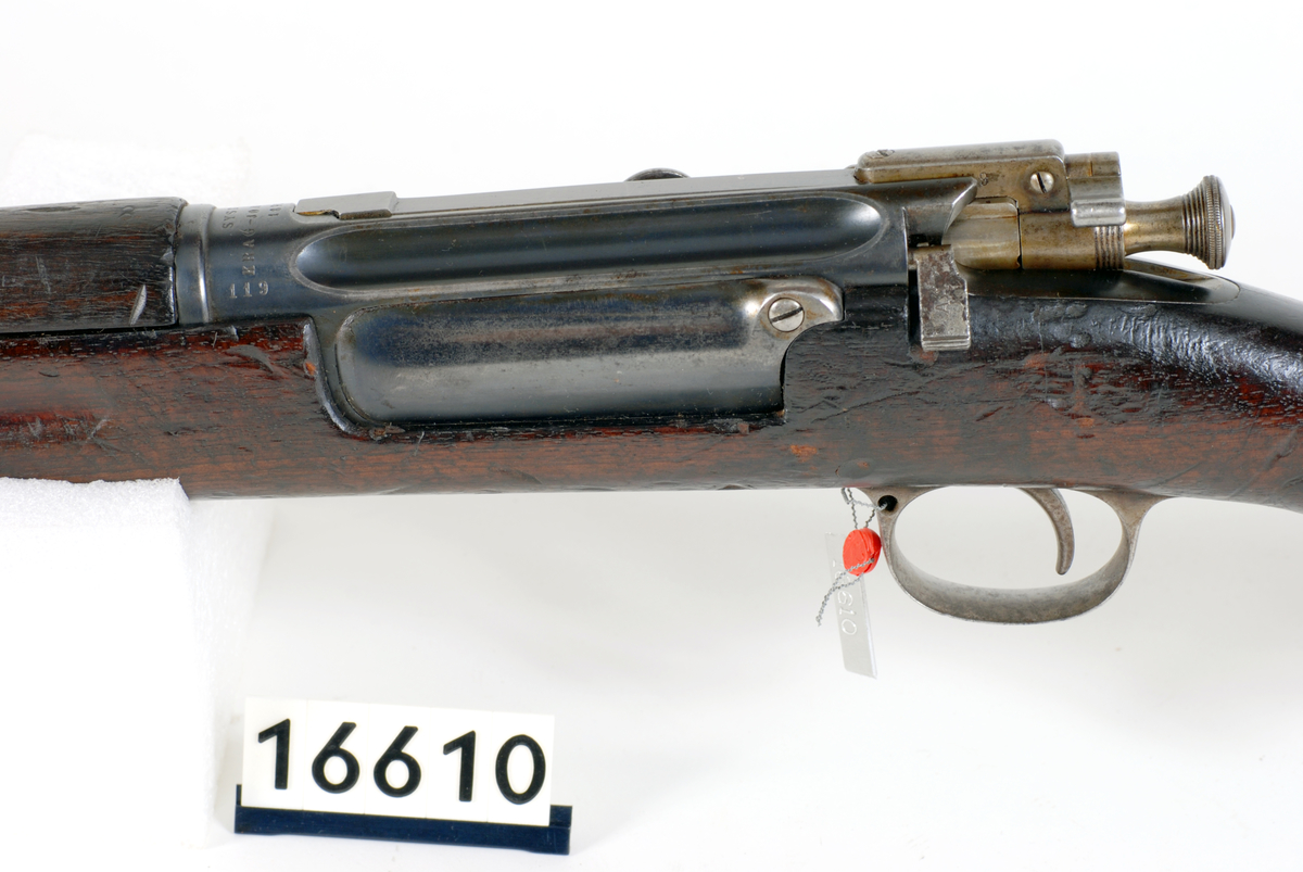Prøvegevær 6,5x55 Krag Jørgensen 1893