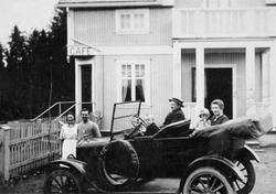 FORD T 1923-25 MODELL, BIL MED KALESJEN NEDE, HARALD HANSSEN