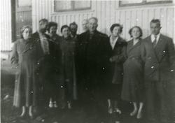 Oscar Jensen, Valdis Pedersen, Solveig Ludvigsen, Marelius J