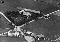 Flyfoto av forsøksgården Vold