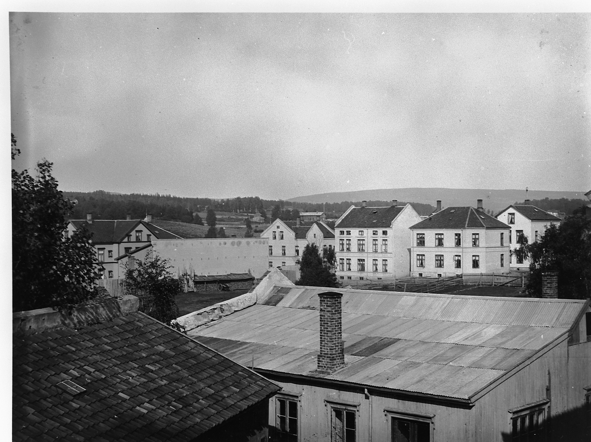 Bebyggelse langs Sverdrupsgate i Hamar. 