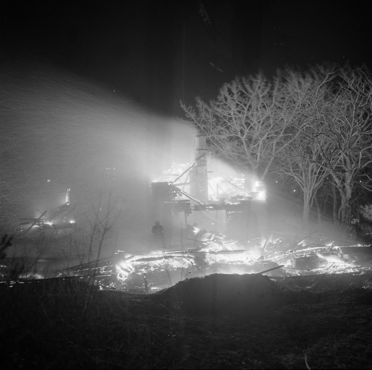 Brann på Steinhaugen ved Lohove