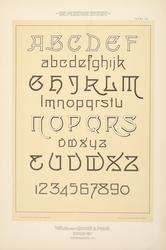 Die Moderne Schrift. Eine Sammlung neuer Schriften und Schil