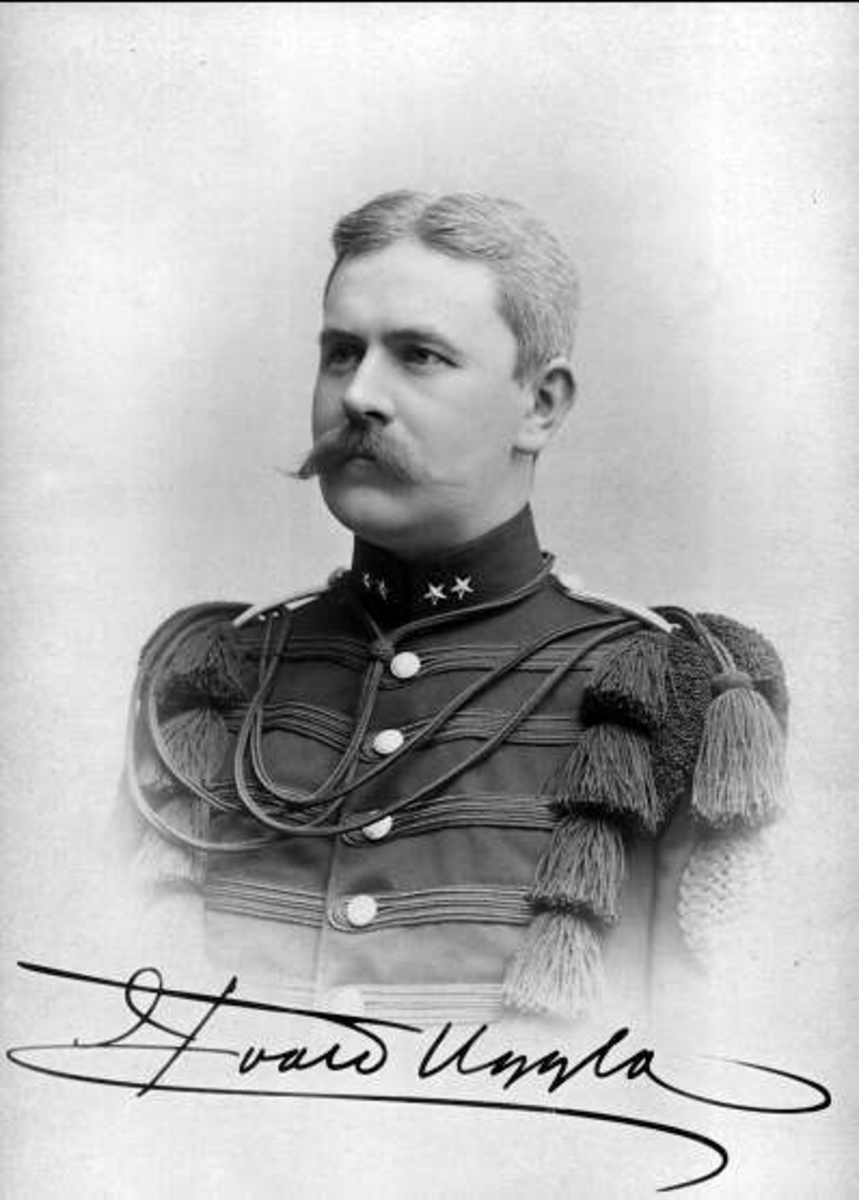 Porträtt av löjtnant Evald Johan Gregorius Uggla