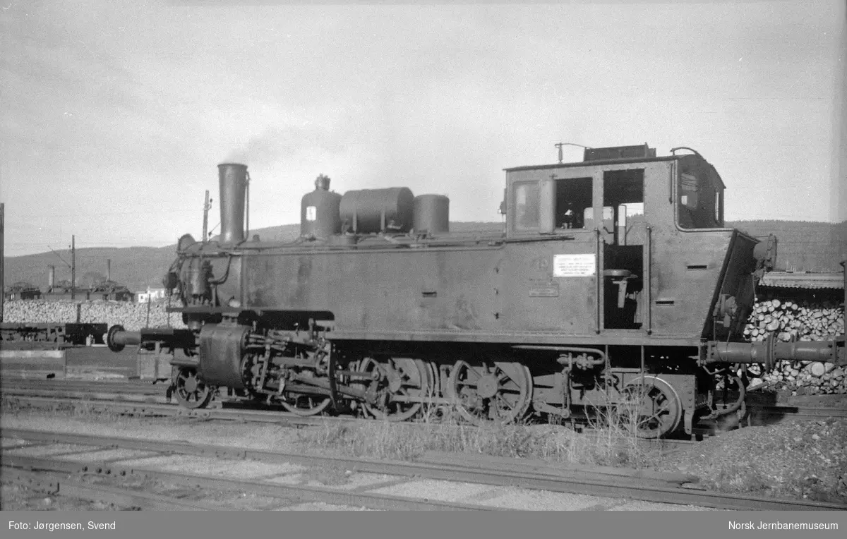 NSB damplokomotiv type 50a nr. 19 på Sundland