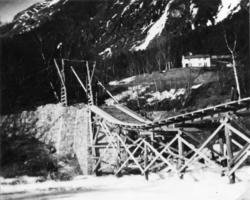 Sogge bru under bygging.