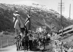 17.mai toget på Verma i 1955.