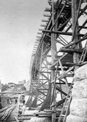 Hølen viadukt under bygging