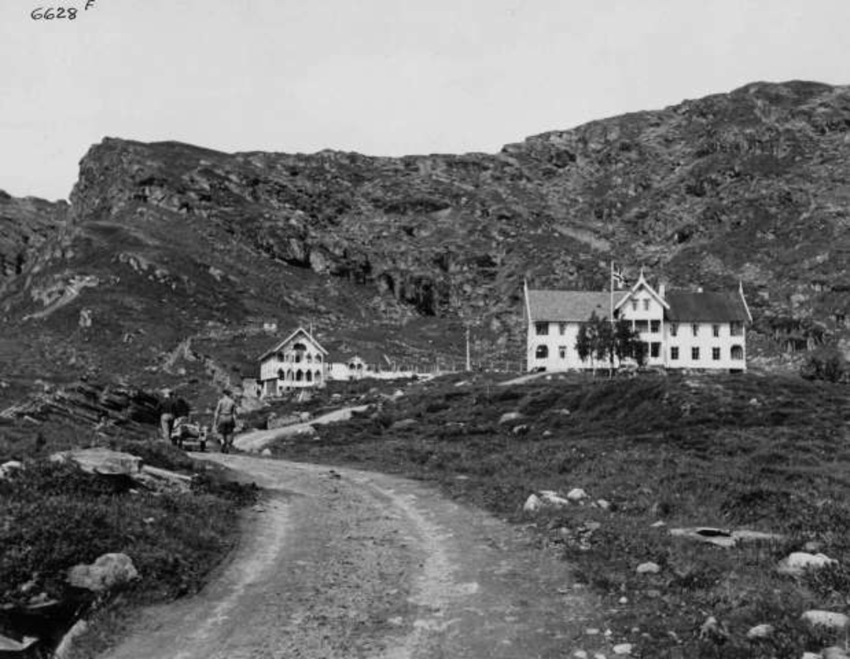 Turtagrø fjellstue i Luster fotografert i 1937.