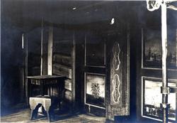 Stueinteriør, Bjørviken, Vågå, Oppland. Fotografert 1916.