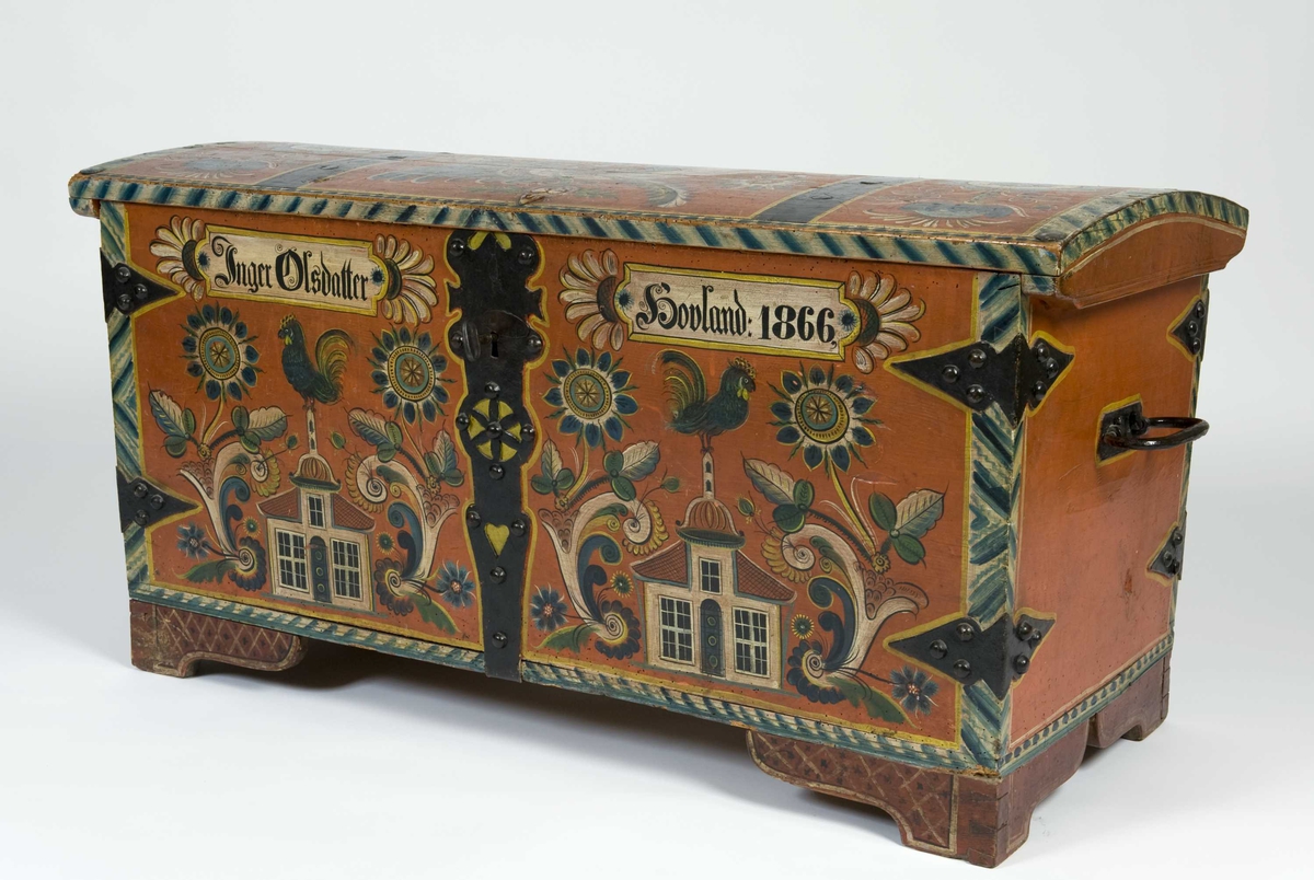 Kiste malt av Annanias Tveit.