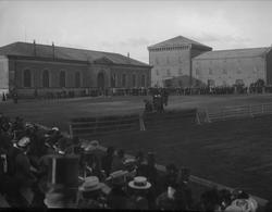 Festningsplassen Akershus festning, Oslo. Militær rideoppvis